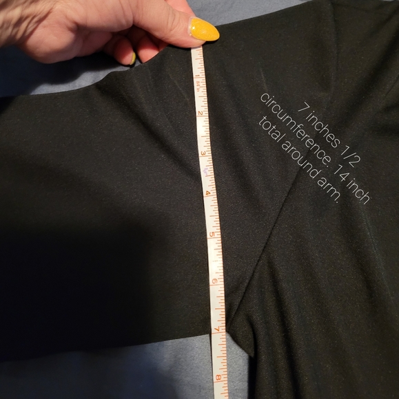 Asos curve sz 14- black max dress w/ sleeves - Picture 8 of 11